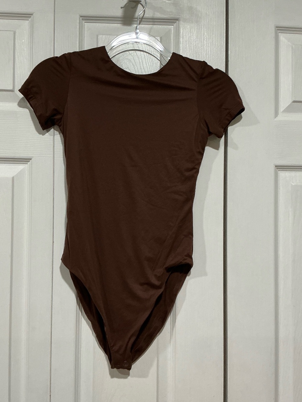 💙 NWT Victoria’s Secret Bodywear Feathersoft  Short Sleeve Bodysuit - S (01586)